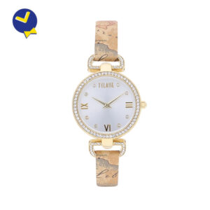 Alviero Martini Prima Classe Orologio Donna Santorini, Cassa Tonda 32mm Acciaio Oro Rosa, Bracciale Mesh